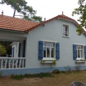 Atlantic'D�cor Fa�ade arri�re termin�e maison St Br�vin les pins