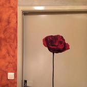 Atlantic'D�cor Au dessus de la porte essuy� sur patent'd�cor. A gauche peinture d�corative effet sabl�