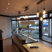 Atlantic'D�cor Plafonds et Murs: pr�paration du support (placo) avec finition 3 couches de peinture acrylique velours en 2 tons(rouille et noire) 