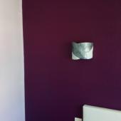 Atlantic'D�cor Chambre application de peinture acrylique velours en 2 tons sur patent d�cor laser