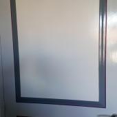 Atlantic'D�cor Application de laque brillante en 3 tons avec filet prune